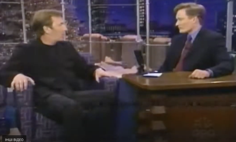 Алан Рікман в Шоу Конана О’Браєна 21 грудня 1999 року | Alan Rickman on The Conan O’Brien Show, December 21, 1999